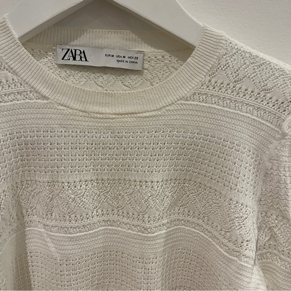 Zara pointelle top - Picture 3 of 3